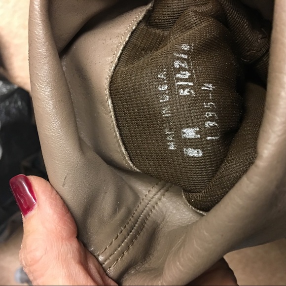 ❤️FINAL❤️Decree leather taupe boots. Low heel - Picture 7 of 8